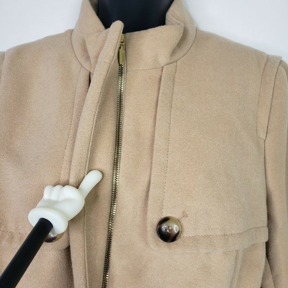 Chico's Brown Jacket Full Zip Pockets Large - Picture 7 of 12